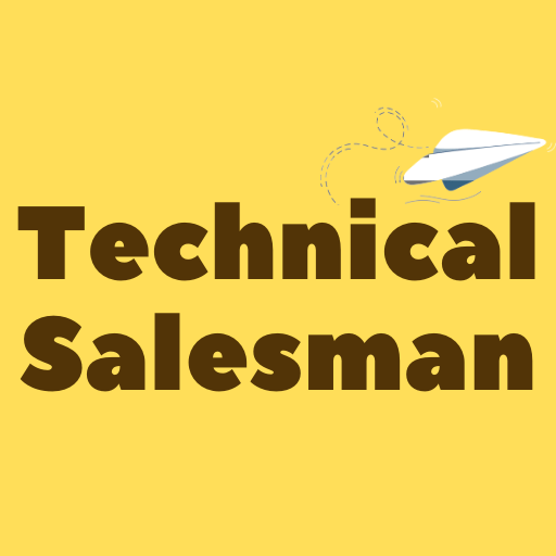 technical salesman logo icon