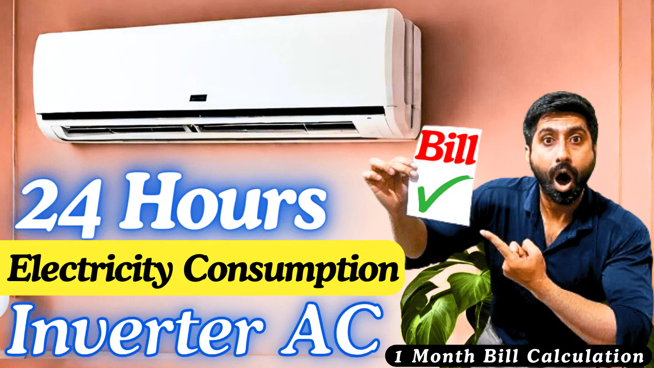 Calculate AC Power Consumption, AC Wattage & Monthly AC Bill