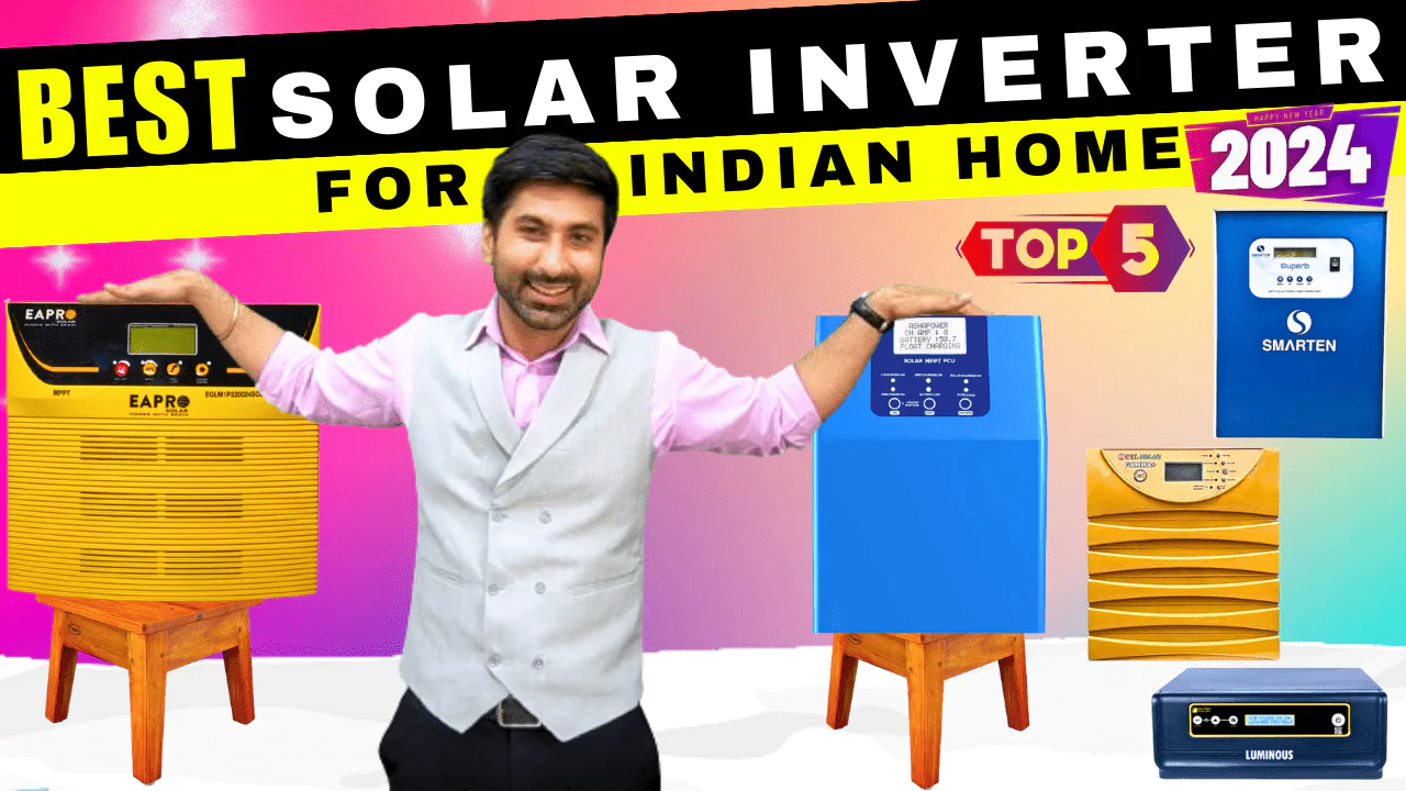 best solar inverter in india 2024 for home