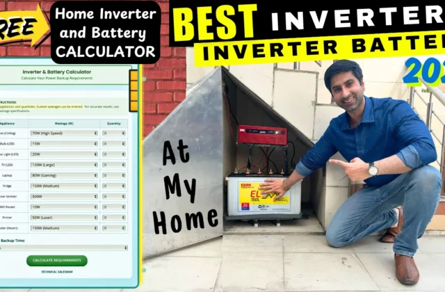 best home inverter and battery