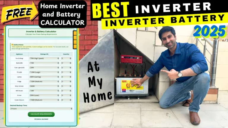 best home inverter and battery