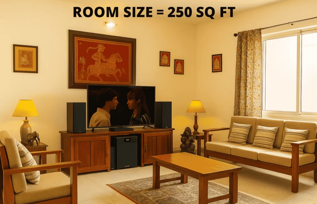 room size for best home theatre under 10000