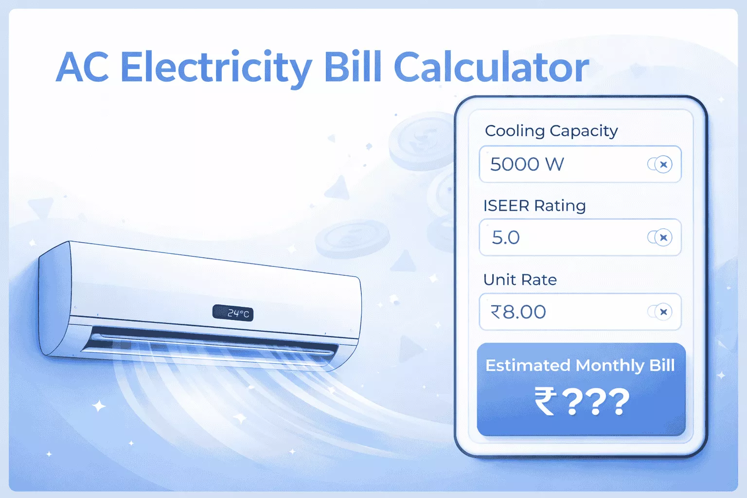 AC Electricity Bill Calculator